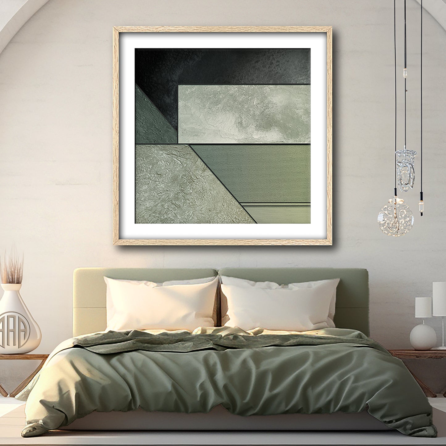 Textured Sage Horizons