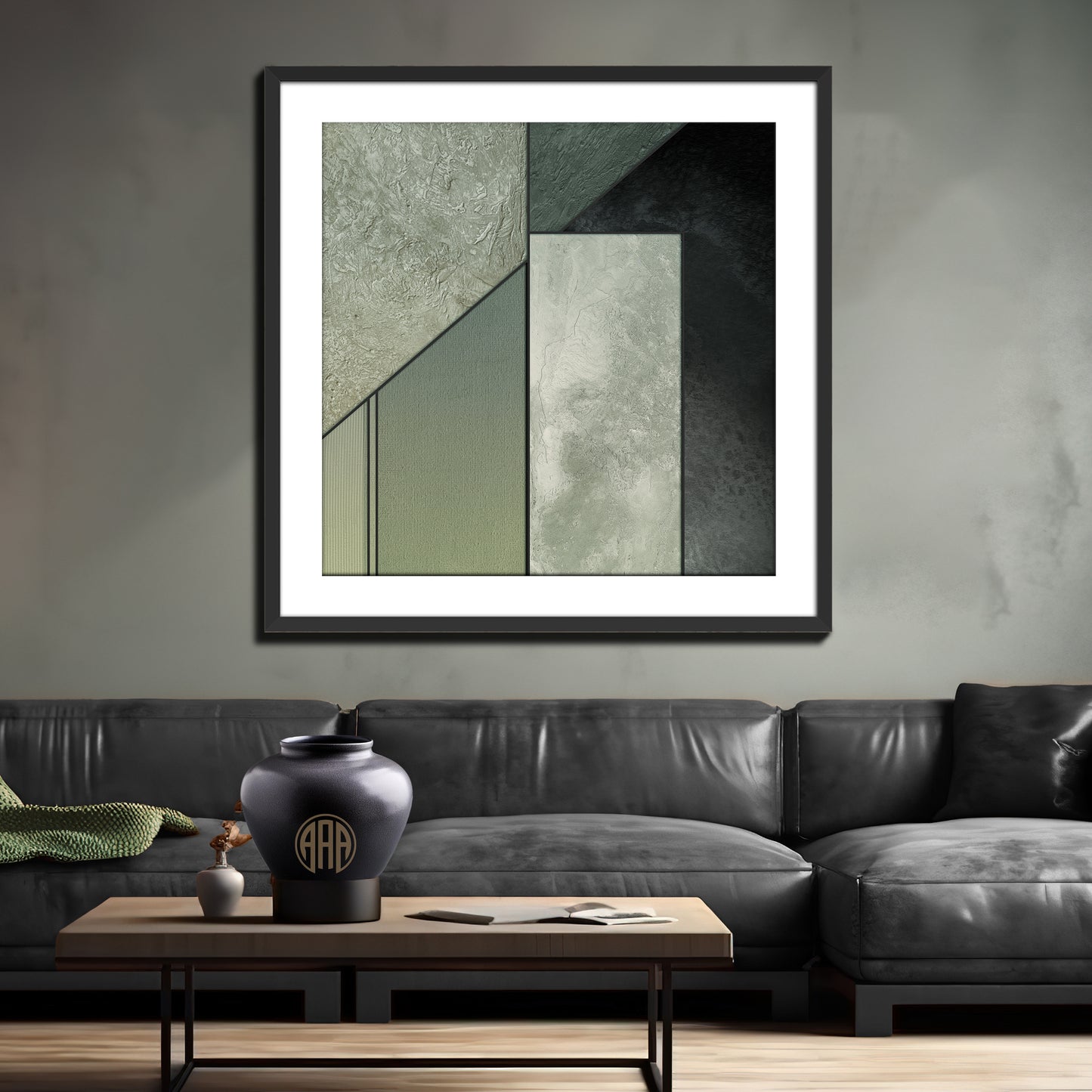 Textured Sage Horizons